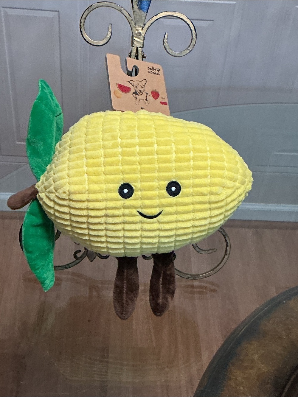 Pally Paws   Lemon 🍋 With Legs 11” Very Solf Dog Toy With  Squeaker